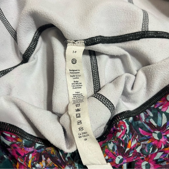 Lululemon Base Pace Fleece Lined Running Tights 28” inseam Sz 14 - Picture 8 of 11